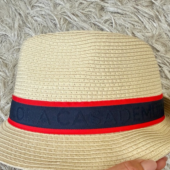 Lola Casademunt Gorro American Magic NY Yacht Club Logo Classic Paper Hat Sz S/M